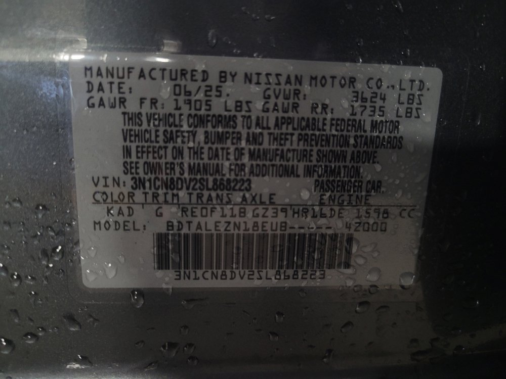 Used 2025 Nissan Versa S w/ Trunk Package FWD image 33