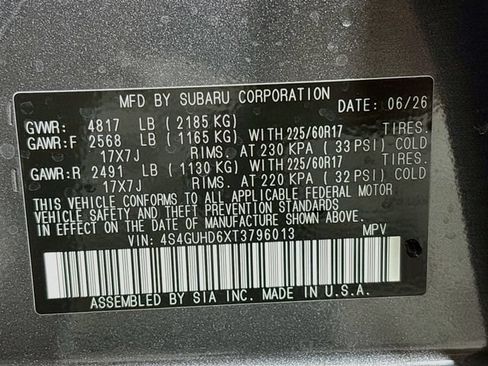 New 2026 Subaru Crosstrek 2.5i Premium AWD/4WD image 32