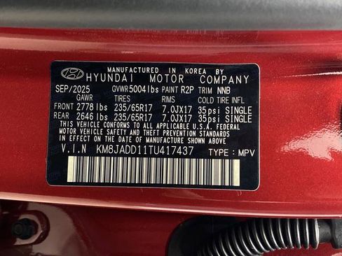 New 2026 Hyundai Tucson Blue SE image 33