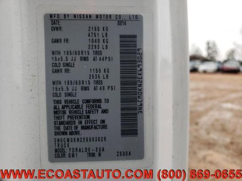 Used 2014 Nissan NV200 S w/ Back Door Glass Package image 15