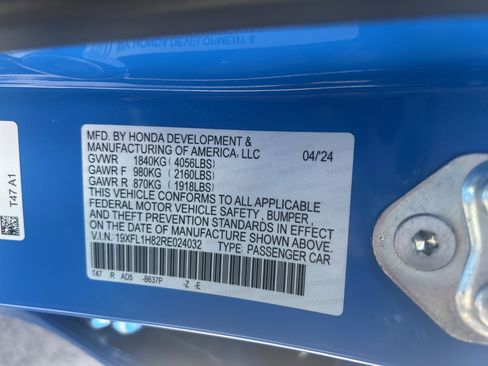 Certified 2024 Honda Civic Sport Touring image 36