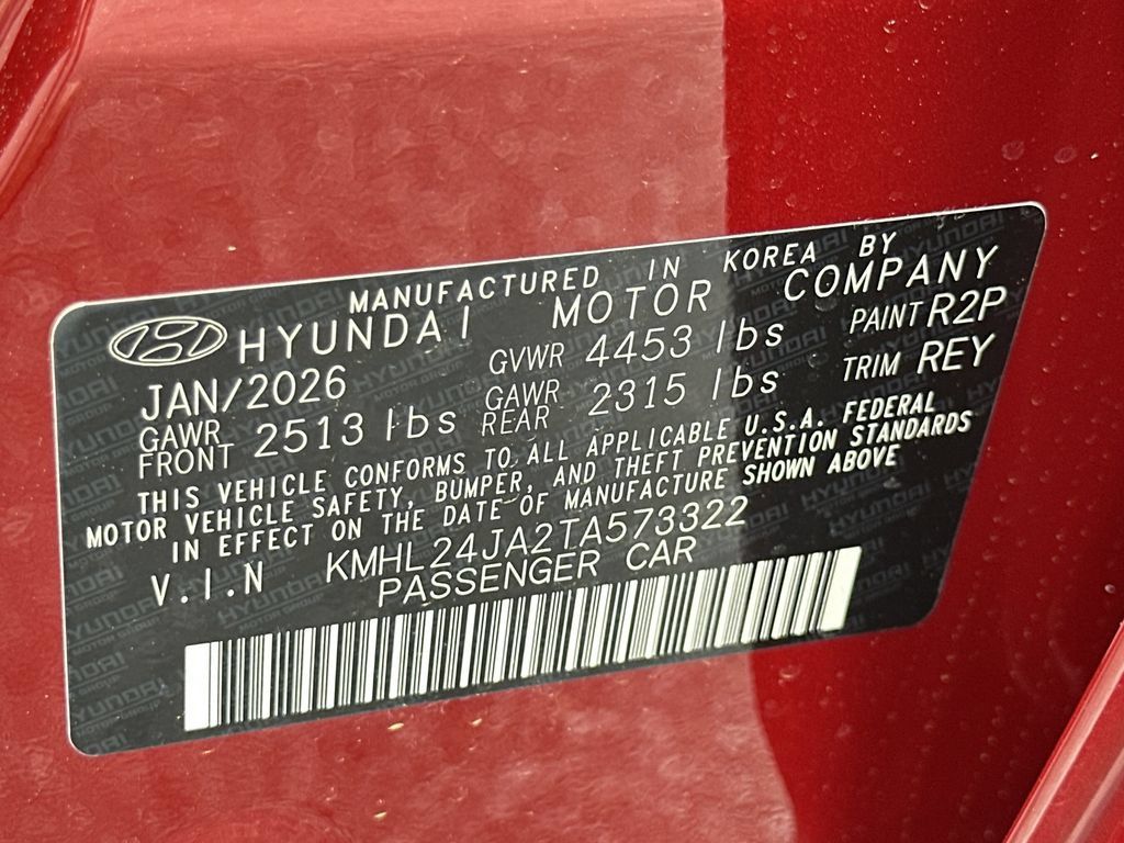 New 2026 Hyundai Sonata SE FWD image 25