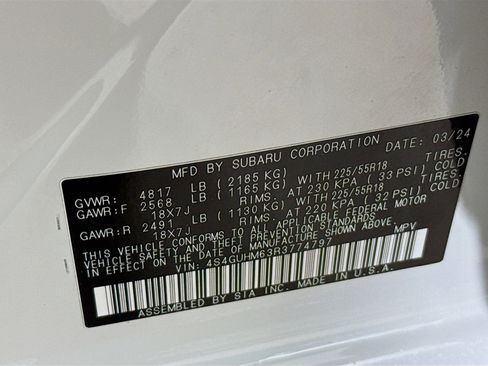 Used 2024 Subaru Crosstrek 2.5i Limited w/ Popular Package #4A image 38