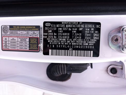 Used 2021 Kia Sorento S w/ Panoramic Sunroof Package FWD image 35