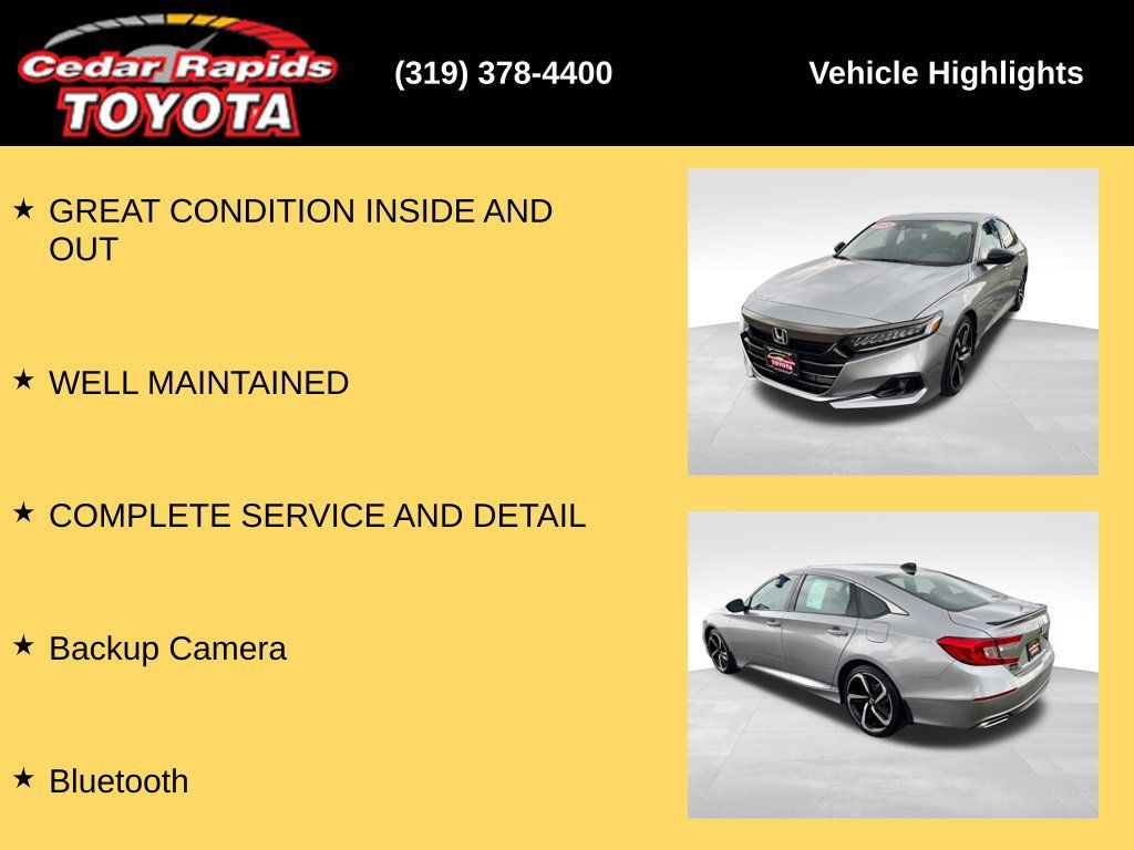 Used 2021 Honda Accord Sport image 7