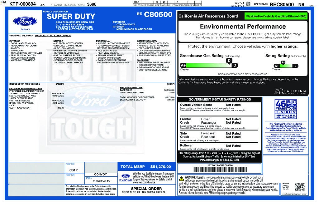 Used 2024 Ford F250 XL RWD image 9