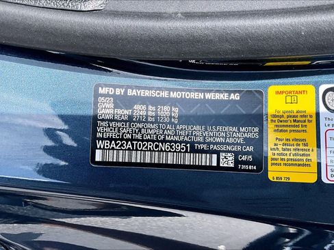Certified 2024 BMW 430i Convertible w/ Convenience Package RWD image 34