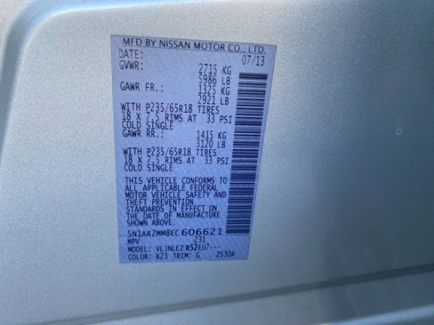 Used 2014 Nissan Pathfinder SV w/ Cargo Package AWD/4WD image 10