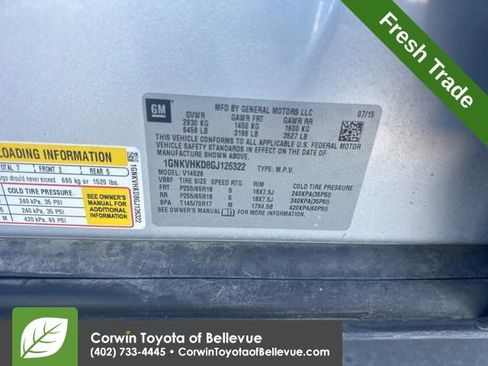 Used 2016 Chevrolet Traverse LT image 13