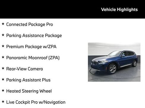 Used 2023 BMW X3 sDrive30i w/ Premium Package w/ZPA RWD image 5