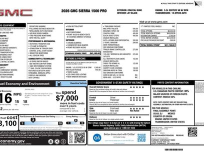 New 2026 GMC Sierra 1500 Pro w/ Pro Value Package