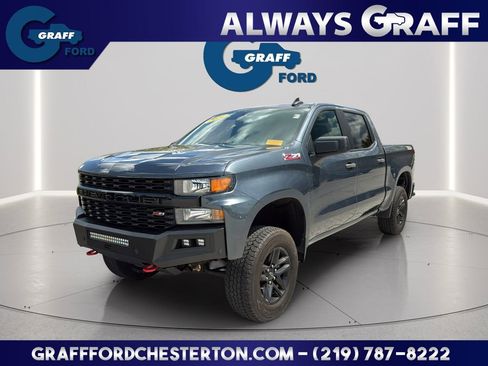 Used 2021 Chevrolet Silverado 1500 Custom Trail Boss w/ Safety Confidence Package AWD/4WD image 1