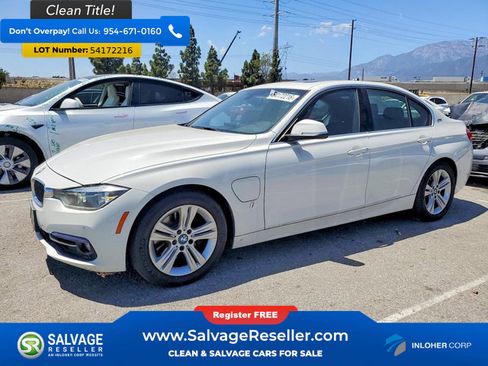 Used 2017 BMW 330e RWD image 1