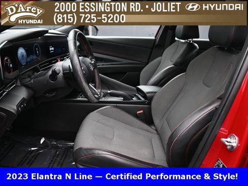 Certified 2023 Hyundai Elantra N Line w/ Preferred Accessory Package image 10