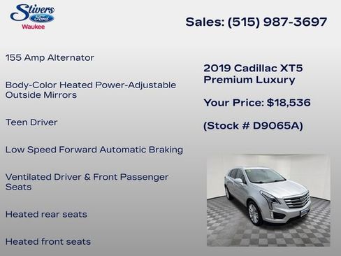 Used 2019 Cadillac XT5 Premium Luxury AWD/4WD image 22