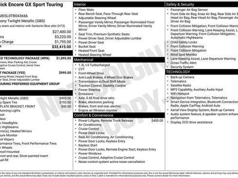 Used 2026 Buick Encore GX Sport Touring w/ Advanced Technology Package FWD image 42