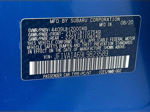 Used 2020 Subaru WRX AWD/4WD image 28
