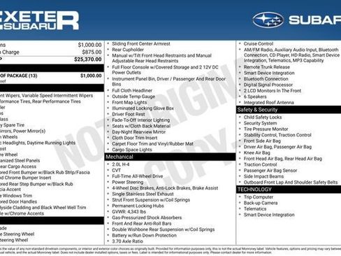 Used 2017 Subaru Crosstrek 2.0i Premium w/ Moonroof Package image 6