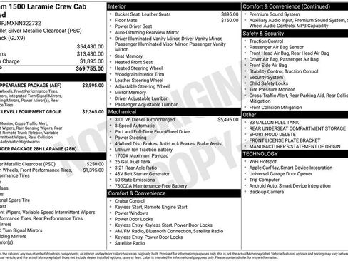 Certified 2022 RAM 1500 Laramie w/ Sport Appearance Package image 53