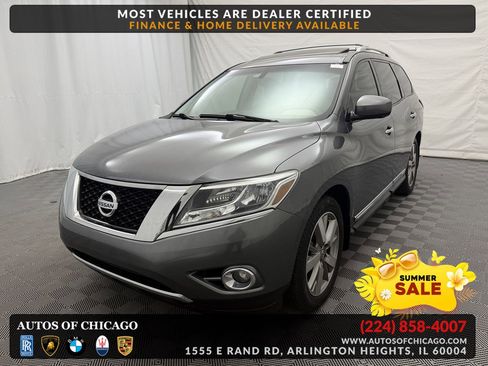 Used 2016 Nissan Pathfinder Platinum w/ Family Entertainment Package FWD image 1