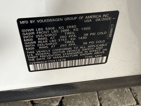 Used 2026 Volkswagen Atlas SE AWD/4WD image 23