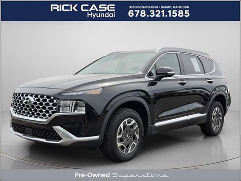 Used 2023 Hyundai Santa Fe Blue image 1