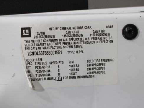 Used 2006 Chevrolet Equinox LT FWD image 34