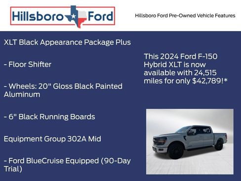 Used 2024 Ford F150 XLT w/ Equipment Group 302A MID AWD/4WD image 6