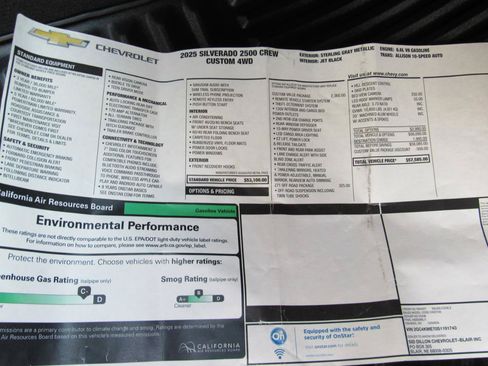 Used 2025 Chevrolet Silverado 2500 Custom w/ Custom Value Package AWD/4WD image 36