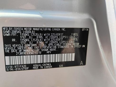 Used 2014 Toyota RAV4 XLE AWD/4WD image 71