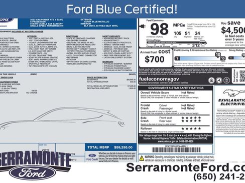 Used 2023 Ford Mustang Mach-E California Route 1 AWD/4WD image 16