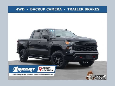 Used 2023 Chevrolet Silverado 1500 Custom Trail Boss w/ 2.7L Blackout Package AWD/4WD image 1