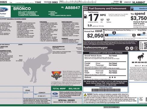 Used 2022 Ford Bronco Wildtrak AWD/4WD image 5