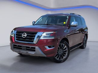 Used 2023 Nissan Armada Platinum w/ Captain's Chairs Package RWD video 2