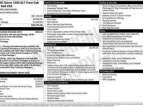 Used 2021 GMC Sierra 1500 SLT w/ Max Trailering Package image 4