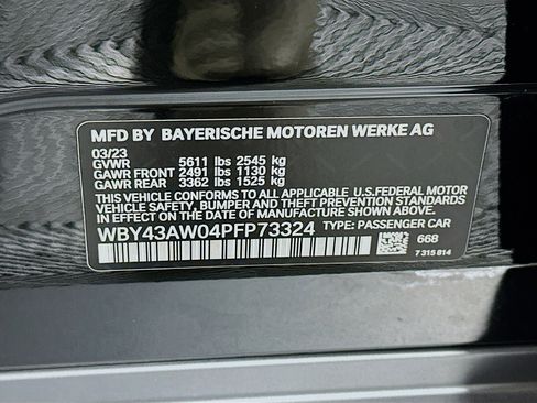 Used 2023 BMW i4 eDrive35 w/ Parking Assistance Package RWD image 12