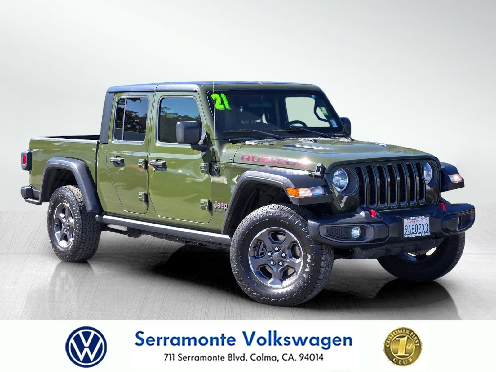 Used 2021 Jeep Gladiator Rubicon w/ Cold Weather Group AWD/4WD image 1