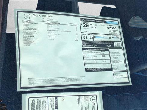 New 2026 Mercedes-Benz C 300 Sedan image 17