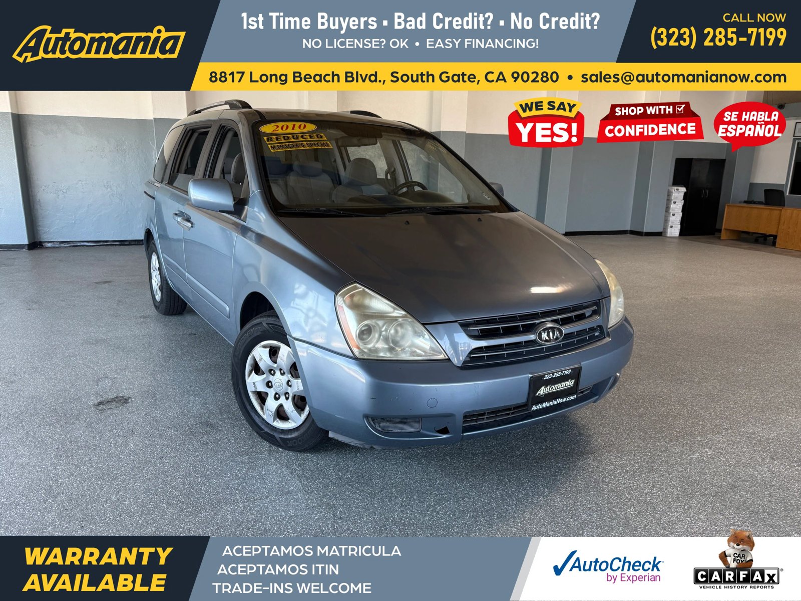 Used 2010 Kia Sedona FWD image 1