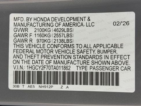 New 2026 Honda Accord Sport image 23