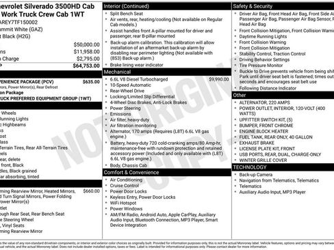New 2026 Chevrolet Silverado 3500 W/T w/ WT Convenience Package image 26