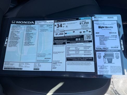 New 2026 Honda Civic Sport image 22