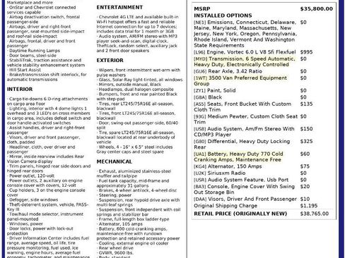 Used 2019 Chevrolet Express 3500 Extended image 15