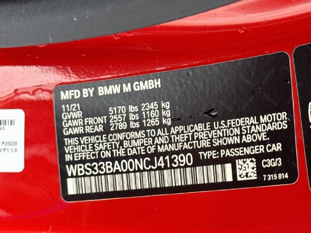 Used 2022 BMW M4 xDrive Competition w/ M Driver's Package AWD/4WD image 37