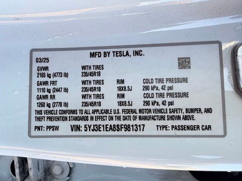 Used 2025 Tesla Model 3 Long Range RWD image 25