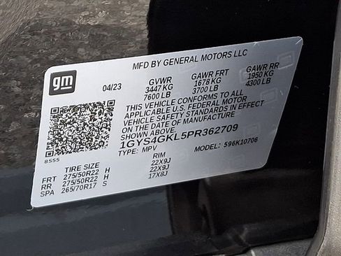 Certified 2023 Cadillac Escalade Sport Platinum w/ LPO, ONYX Package AWD/4WD image 27