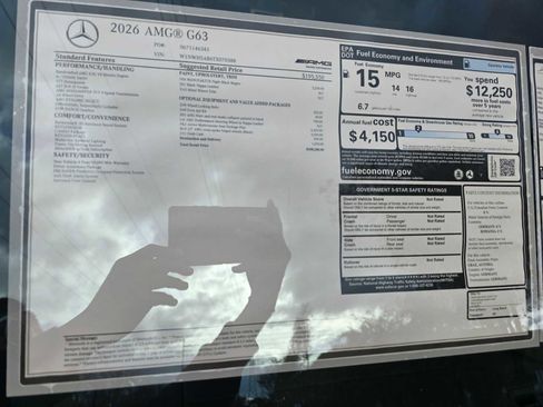 New 2026 Mercedes-Benz G 63 AMG 4MATIC image 10