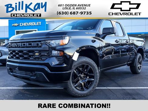 New 2026 Chevrolet Silverado 1500 Custom w/ Turbomax Blackout Package image 1