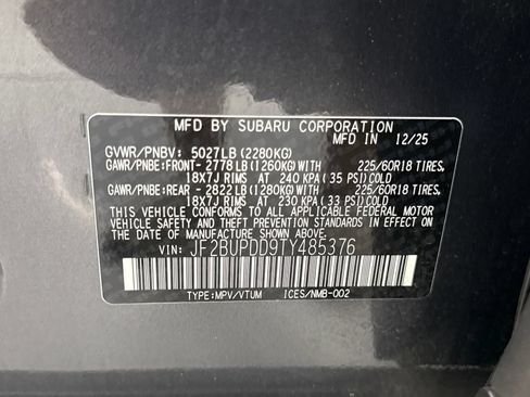 Certified 2026 Subaru Outback Limited AWD/4WD image 29