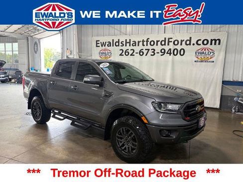 Certified 2021 Ford Ranger Lariat w/ Tremor Off-Road Package AWD/4WD image 1